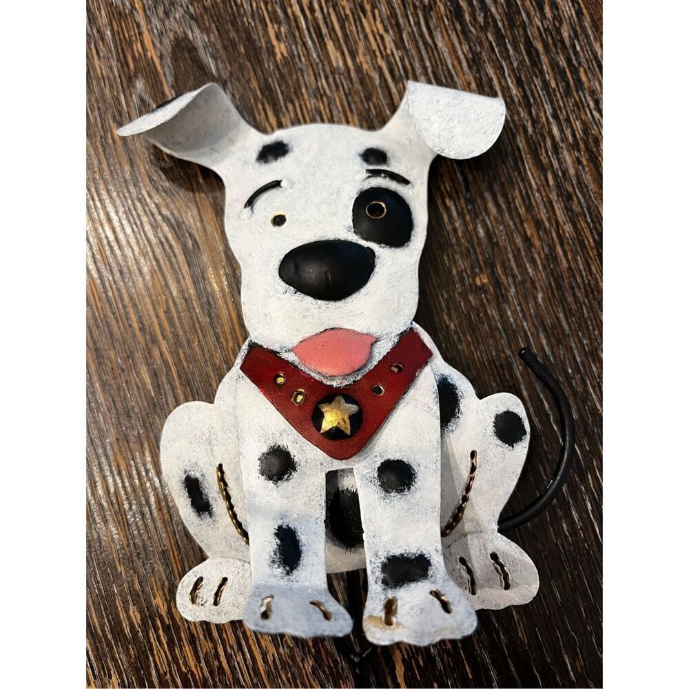 Dalmatian Metal 3D Dog Wall Hook New